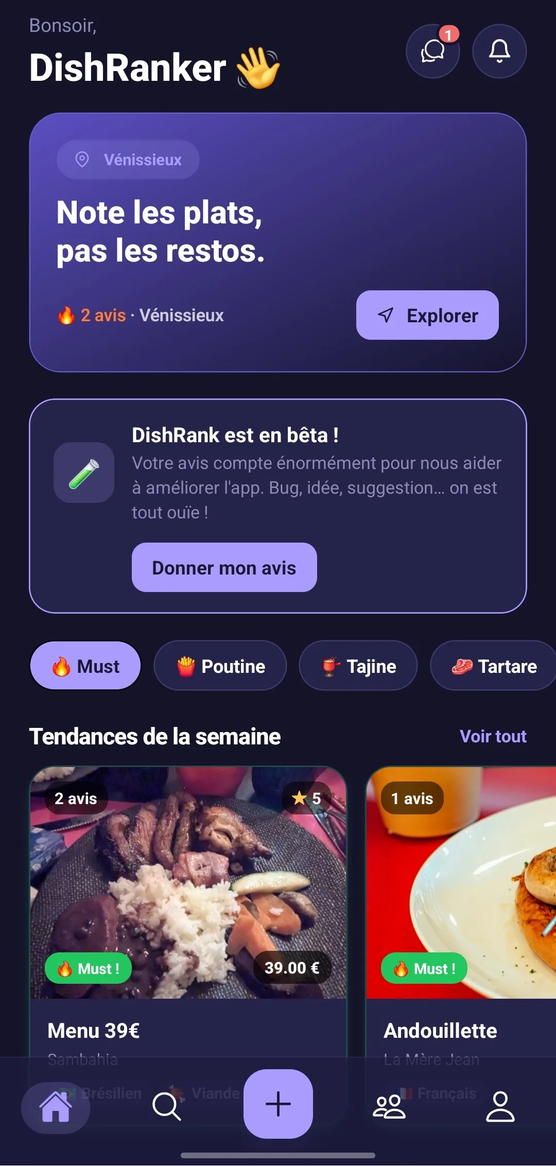 Explore les meilleurs plats